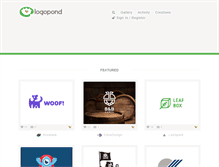 Tablet Screenshot of logopond.com